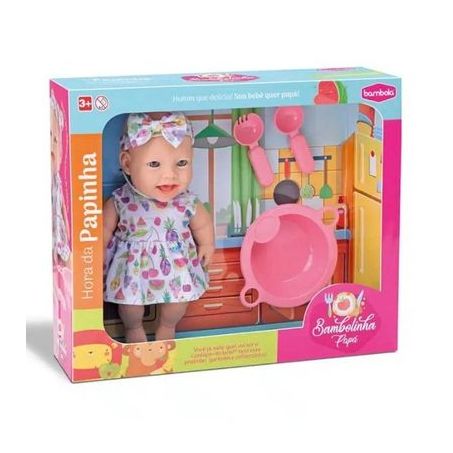 BONECA BAMBOLA BABY BAMBOLINHA PAPA