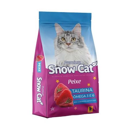 Alim gatos snow cat peixe 5kg