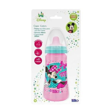 Copo Colors Disney Minnie Rosa 300ML
