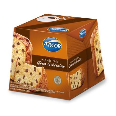 Panetone arcor g de choc 400g