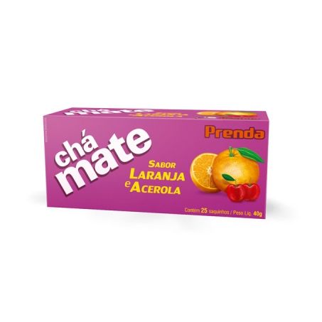 CHA PRENDA MATE LARANJA ACEROLA 40G