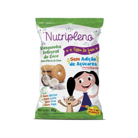LUNA ROSQUINHA INT COCO S/ZERO 30G -NUTRIPLENO