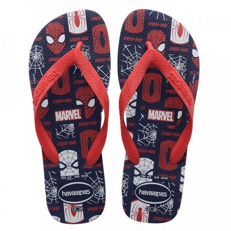 CHINELO HAVAIANAS TOP MASCULINO HOMEM ARANHA MARVEL 41/42