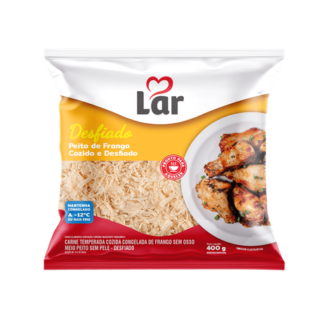 Frango desfiado lar 400g