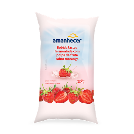 Bebida lactea amanhecer morango 900g