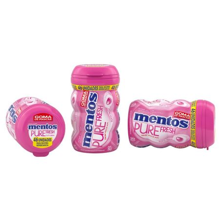 Goma mascar mentos tutti frutti 92gr