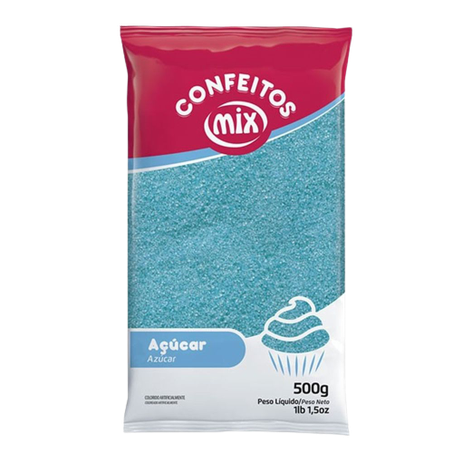 Acucar cristal mix azul 500g