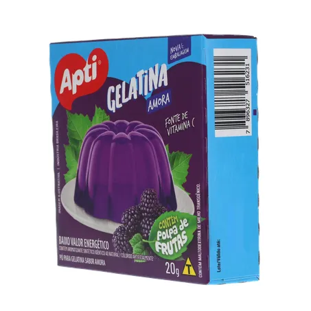 Gelatina Apti Sabor Amora Caixa 20gr 360-5