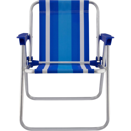 Cadeira Mor Alumínio - Alta - Azul - Infantil - Ref. 2121