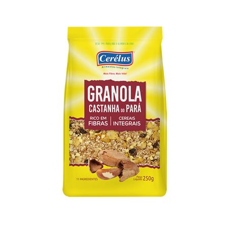 Granola cerélus com castanha do pará 280g