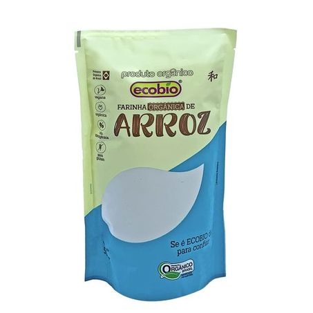 FARINHA  DE ARROZ ORGANICA ECOBIO 500G