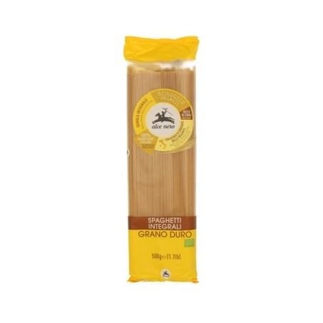 Massa integral orgânica spaghetti alce nero 500g