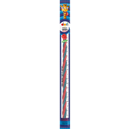 BALA DORI REGALIZ PESCOCO GIRAFA FRAMBOESA 30G