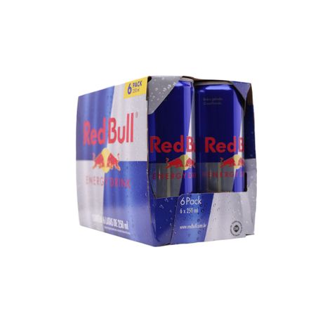 Energetico red bull trad 250ml 6un 360-40
