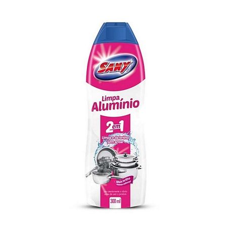 LIMPA ALUMNIO 2 EM 1 LIQUIDO SANY SQUEEZE 300ML