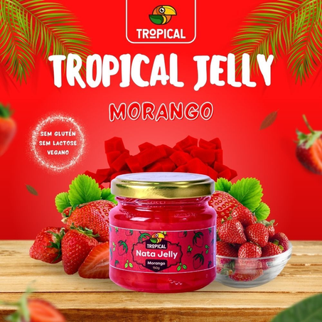 TROPICAL JELLY 150ML MORANGO