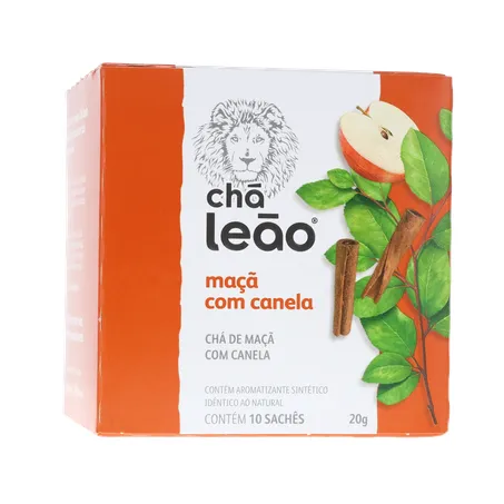 Chá Leão Maça e Canela C/10 Sachês 360-35