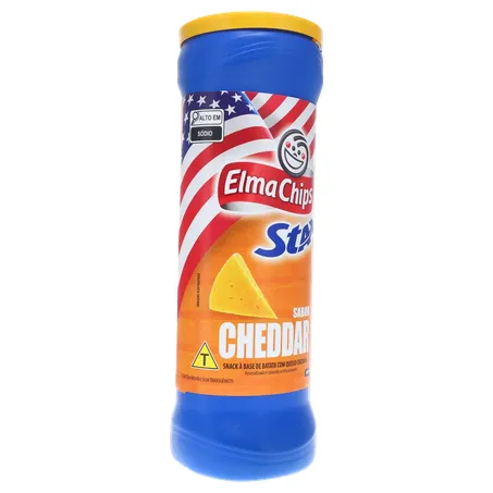 SALGADINHO E CHIPS STAX CHEDDAR 156G 360-33