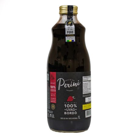 SUCO DE UVA TINTO INTEGRAL 1L CASA PERINI