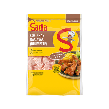 Coxinhas das asas sadia pacote 1kg