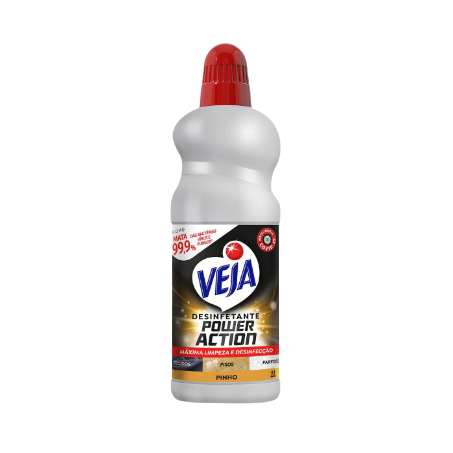 Desinfetante Veja Power Action Pinho Frasco 1l 
 