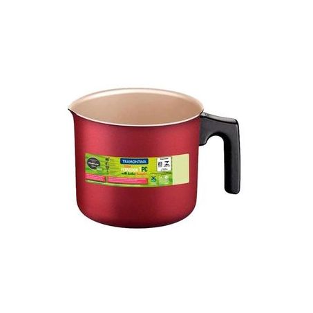 Fervedor Aluminio Tramontina Turim Vermelho 12cm
