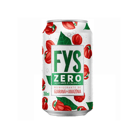 REFRIGERANTE FYS GUARANÁ DA AMAZÔNIA ZERO 350ML