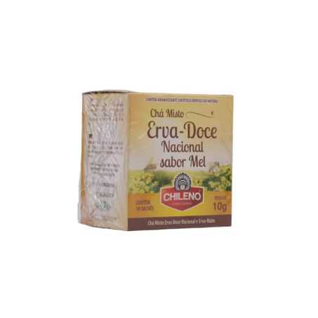 Chá Chileno Erva-Doce-Nacional e Mel Caixa com 10un - 10gr 360-55