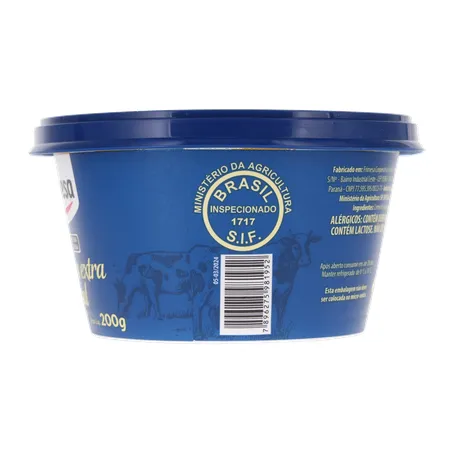 Manteiga Extra Frimesa Sem Sal 200g 
  360-8