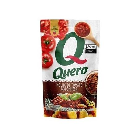 Molho de tomate quero bolonhesa sachê 240g