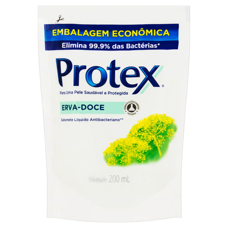 Sabonete Líquido Protex 200ml - Erva-doce - Refil