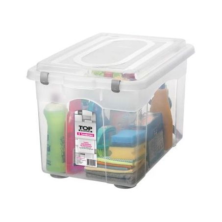 CAIXA ORGANIZADORA PLÁSTICA SANREMO SR975/84 CRISTAL 56L