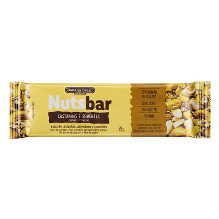 BARRA CASTANHA NUTS BAR CAST SEMEN 25G