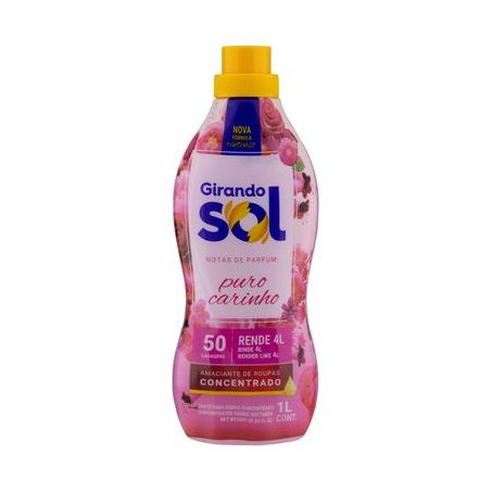 AMACIANTE GIRANDO SOL CONCENTRADO ROSA 1L