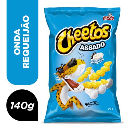 SALGADINHO DE MILHO ONDA REQUEIJÃO ELMA CHIPS CHEETOS PACOTE 140G