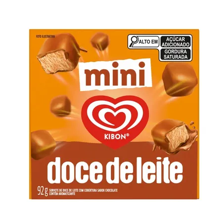 Sorvete Kibon Doce de Leite Bombom 92g