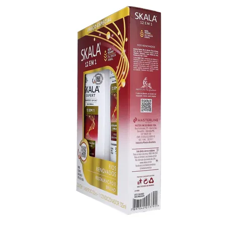 Kit Shampoo + Condicionador Skala Fios Renovados  Caixa com 2un - 650ml 360-6
