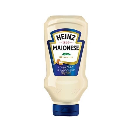Maionese heinz 215g c/ ovos