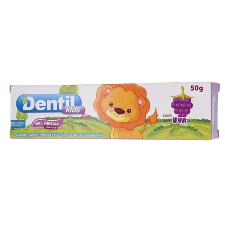 Creme dental dentil kids zoo uva 50g 360-2