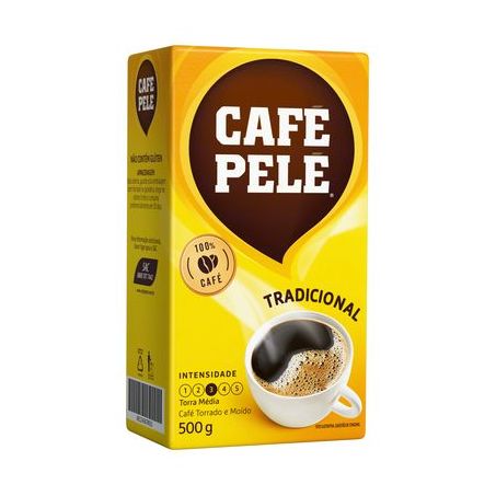 Café Pelé Torrado E Moído Tradicional Vácuo 500G