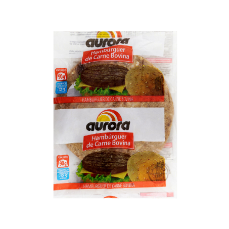 Hambúrguer de carne bovina aurora