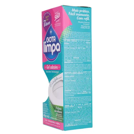 Desodorizador Gota Limpa gel adesivo eucalipto 41g 360-6