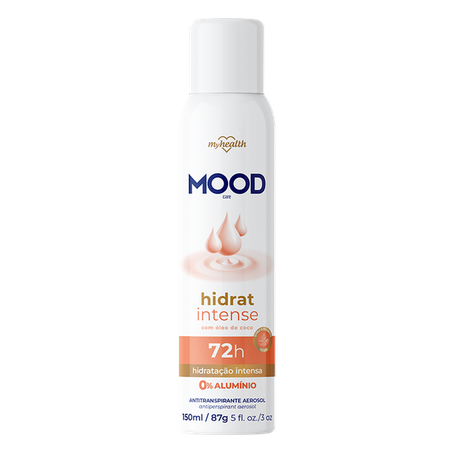 Desodorante mood aero fem intense 0%alum 150ml