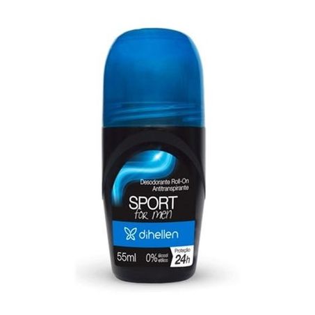 Desodorante roll-on di hellen masculino 55ml sport 24horas