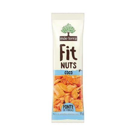 Barra de Nuts Coco Mãe Terra Fit Nuts Pacote 25G