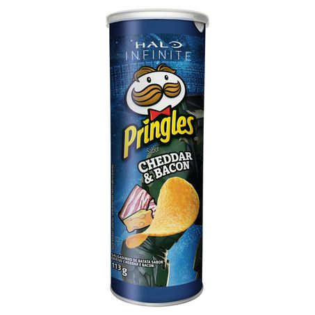 SALGADINHO DE BATATA CHEDDAR & BACON PRINGLES TUBO