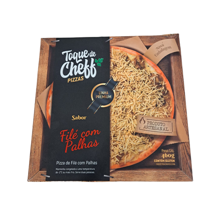 PIZZA TOQUE DE CHEFF PREMIUM FILÉ C/ PALHAS 460G