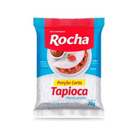 Tapioca Porção Certa Rocha 70g