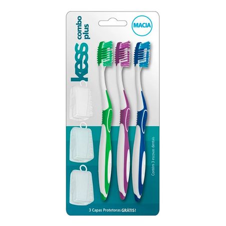 Escova dental kess combo plus c/03un