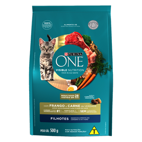 Alimento Gatos Purina One Filhote Frango 500g